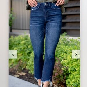 Flying Monkey High Rise Cropped Kick Jean